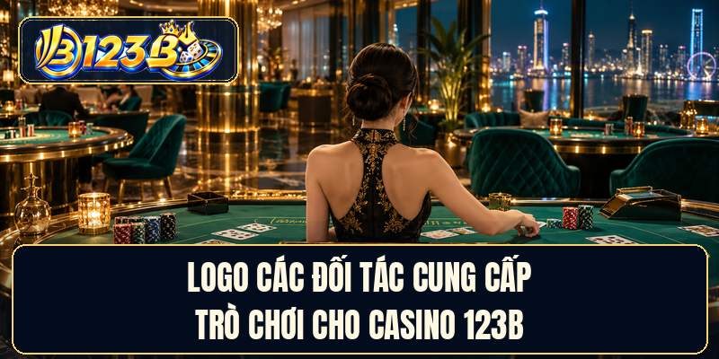 Logo các đối tác cung cấp trò chơi cho casino 123B