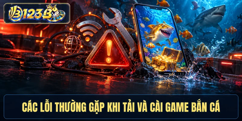 Các lỗi thường gặp khi tải và cài game bắn cá