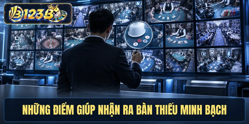 Những điểm giúp nhận ra bàn thiếu minh bạch